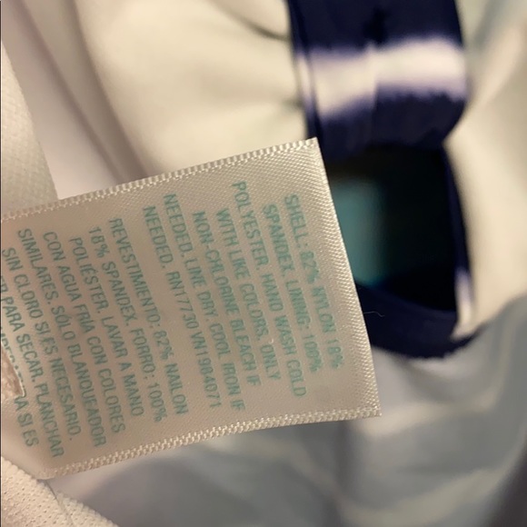 Kona Sol Navy Swim Top Large #BB009 - Picture 7 of 7